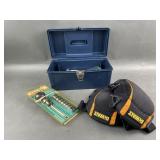 Tool Box, Tools & Dewalt Kneepads