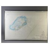 Vintage North Atlantic & Bermuda Marinerï¿½s Map