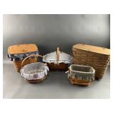 Vtg Longaberger Handwoven Baskets & More