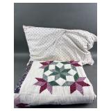 Handmade Quilt & Pillow with Case
