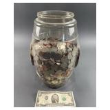 Huge Spare US & Canadian Change Jar