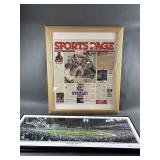 Sports Page Stanley Cup, Tigers & RedWings Art