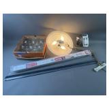 Overhead Glass Lamp, Under Door Seal & More