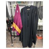 Vintage Graduation Gown With Sashes
