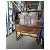Secretaryï¿½s Desk With Built In Tube Radio
