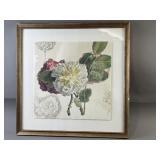 Wendover Rose Watercolor Texturized Print