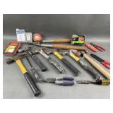 Variety of Hand Tools, Hammers, Pliers & More