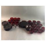 Red Depression Glass Dining Ware