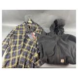 Carhartt XL Hoodie & Scottevest LS Shirt