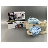 Black&Decker Iron, Tie Rack & Vtg Dryer