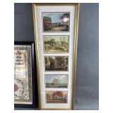 The West Indies Vtg Map & Maine Postcards