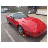 1996 Red Corvette Coupe
