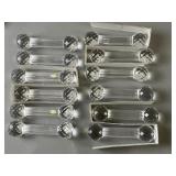 12 Piece Crystal Knife Rests From Hungary 12 Piece Crystal Knife Rests From Hungary