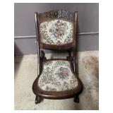 Vintage Wood Folding Rocking Chair Vintage Wood Folding Rocking Chair