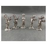 Sterling Silver Musical Cherub Figurines Sterling Silver Musical Cherub Figurines