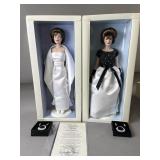 Franklin Mint Jackie Kennedy Dolls 1 With COA Franklin Mint Jackie Kennedy Dolls 1 With COA