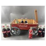 Coca Cola Wagon & Collectible Bottles Coca Cola Wagon & Collectible Bottles