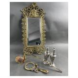Gold Tome Wall Mirror & More Gold Tome Wall Mirror & More