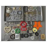 Brass, Acrylic & Vintage Belt Buckles & More Brass, Acrylic & Vintage Belt Buckles & More