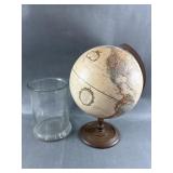 Replogle Globe & Glass Jar Replogle Globe & Glass Jar