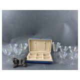 Godinger Butterfly Salt & Pepper & Luster Glass Godinger Butterfly Salt & Pepper & Luster Glass