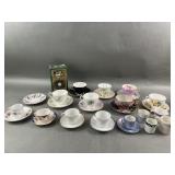 Royal Vale, Crown Essex & Porcelain Tea Cups Royal Vale, Crown Essex & Porcelain Tea Cups