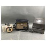 Vtg Acroprint Time Recorder & Polaroid Camera Vtg Acroprint Time Recorder & Polaroid Camera