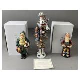 Lenox Old Home & Scottish Piper Santa�s Lenox Old Home & Scottish Piper Santa�s