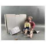 Danbury Mint Bobby Football Boy & Grandpa Danbury Mint Bobby Football Boy & Grandpa