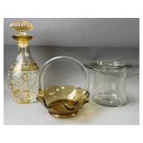 Bohemian Cut Glass Decanter & More Bohemian Cut Glass Decanter & More