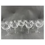 Signed Waterford Curraghmore Champagne Saucers Signed Waterford Curraghmore Champagne Saucers