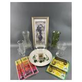 Vtg Metal Flower Basket Hangers, Vases & More Vtg Metal Flower Basket Hangers, Vases & More