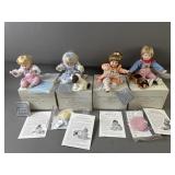 Danbury Mint, Jimmy, Jill, Amy & Allison Dolls Danbury Mint, Jimmy, Jill, Amy & Allison Dolls