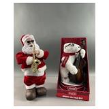 Coca Cola Animated Jazz Polar Bear & Santa Coca Cola Animated Jazz Polar Bear & Santa