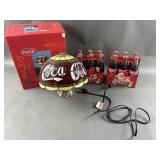 Coca-Cola Tiffany Style Lamp & Coke Bottles Coca-Cola Tiffany Style Lamp & Coke Bottles