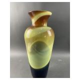Signed Blenko Hand Blown Art Glass Vase Signed Blenko Hand Blown Art Glass Vase