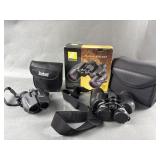Nikon Action 8x40 Binoculars & Bushnell Nikon Action 8x40 Binoculars & Bushnell