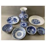 Blue & White Asian Ceramics Blue & White Asian Ceramics