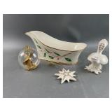 Lenox Ceramic Bird, Wine Caddy & More Lenox Ceramic Bird, Wine Caddy & More