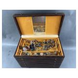 Vtg Jewelry Box & Costume Jewelry Vtg Jewelry Box & Costume Jewelry