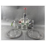 Vtg MCM Liquor Dispenser & More