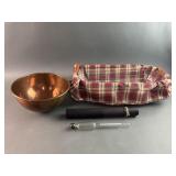 Brew & Mash Tester, Longaberger, & Copper Bowl