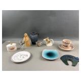 Westward Ho Cup & Saucer, Signed Pottery & More