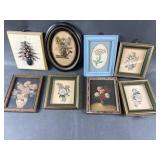 Small Framed Floral Art Prints & More