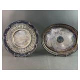 Antique Hallmarked Silver Plated Trays