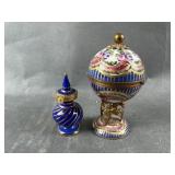 Vtg Limoges Trinket Jars