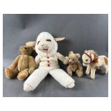 Vtg Steiff, Herman Bear & More Stuffies