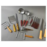 Bakelite Handled Kitchen Utensils & More
