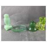 Uranium Glass Degenhardt Owl & More