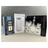 Maxim Circleware Decanter Set, Milk Frother & More